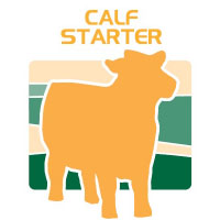 calf starter feed bag icon